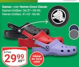 GLOBUS Krefeld - Damen-Crocs Classic Angebot im Prospekt Damen-Crocs Classic bei GLOBUS im Krefeld Prospekt für 29,99 €