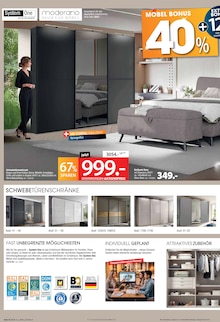 Boxspringbett im aktuellen ZurbrĂĽggen Prospekt (Essen) Boxspringbett im ZurbrĂĽggen Prospekt "BONUS SONDER-TAGE" mit 18 Seiten (Essen)