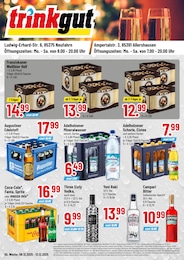 Discounter Prospekt von Trinkgut in Zolling Aktueller Trinkgut Discounter Prospekt für Zolling: Aktuelle Angebote mit 4} Seiten, 08.12.2025 - 13.12.2025