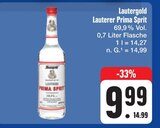 Aktuelles Lauterer Prima Sprit Angebot bei E center in Dresden ab 9,99 €