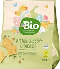 Cracker, Kichererbse mit Schnittlauch von dmBio im aktuellen dm-drogerie markt Prospekt für 1,95 €