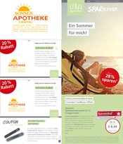 LINDA Apotheke Prospekt der aktuellen Woche mit 3 Seiten, gültig von 01.07.2025 bis 31.07.2025, in Rodenberg und Umgebung Aktueller LINDA Apotheke Prospekt in Rodenberg und Umgebung, "Aktuelle Angebote" mit 3 Seiten, 01.07.2025 - 31.07.2025