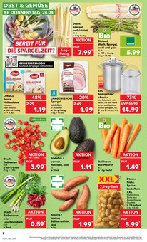 Spargel im aktuellen Kaufland Prospekt (Karlsruhe) Spargel im Kaufland Prospekt "KNÜLLER" mit 58 Seiten (Karlsruhe)