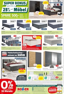 Kleiderschrank im aktuellen ROLLER Prospekt (München) Kleiderschrank im ROLLER Prospekt "SUPER BONUS" mit 16 Seiten (München)