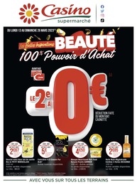 Casino Supermarchés Catalogue "Les Belles Inspirations BEAUTÉ, 100% Pouvoir d'Achat", 32 pages, Villiers-le-Sec,  13/03/2023 - 26/03/2023