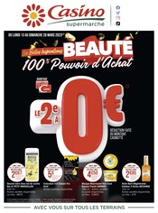 Prospectus Casino Supermarchés à Paris, "Les Belles Inspirations BEAUTÉ, 100% Pouvoir d'Achat", 32 pages de promos valables du 13/03/2023 au 26/03/2023