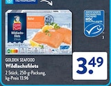 Wildlachsfilets im Angebot bei ALDI SÜD in Siegen Wildlachsfilets Angebote von GOLDEN SEAFOOD bei ALDI SÜD Siegen für 3,49 €