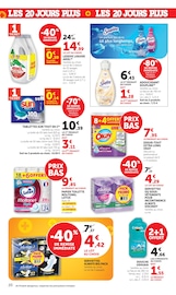 Promos Lessive dans le catalogue "20 JOURS PLUS" de Hyper U Lessive en promo dans le catalogue Hyper U à la page 20