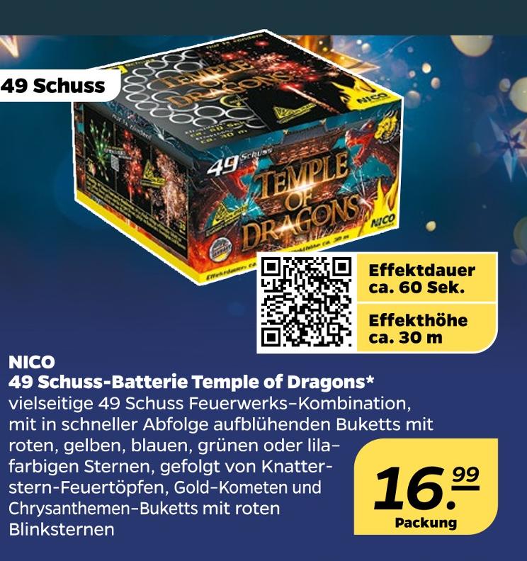 49 Schuss-Batterie Temple of Dragons