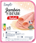 Jambon de dinde Halal - SIMPL dans le catalogue Carrefour