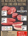 Steakhüfte oder Entrecôte oder Rinderfilet oder Roastbeef Angebote von Mastercuts Rasting bei E center Mönchengladbach für 2,22 €