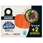 Saumon fumé ASC - MOWI en promo chez Carrefour Market Avignon à 7,99 €