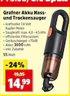 Akku Nass- und Trockensauger von Grafner im aktuellen Thomas Philipps Prospekt für 14,99 €