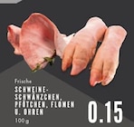 Frische Schweineschwänzchen, Pfötchen, Flomen und Ohren bei EDEKA im Bochum Prospekt für 0,15 €