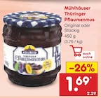 Thüringer Pflaumenmus von Mühlhäuser im aktuellen Netto Marken-Discount Prospekt für 1,69 €