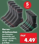Herren-Arbeitssocken bei Kaufland im Zossen Prospekt für 4,49 €
