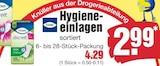 E center Glückstadt - Hygieneeinlagen Angebot im Prospekt Hygieneeinlagen bei E center im Glückstadt Prospekt für 2,99 €