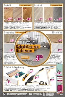 Laminat im Hornbach Prospekt "Willkommen in Deiner Wachstumszone." mit 30 Seiten (Koblenz)