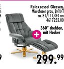 Aktuelles Relaxsessel Giessen Angebot bei SB Möbel Boss in Chemnitz ab 299,99 €