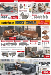 Aktueller Zurbrüggen Prospekt mit Couch, "BEST DEALS!", Seite 6