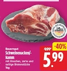 Schweinenacken/-kamm von Bauergut für 5,99 € bei E center im Angebot Schweinenacken/-kamm von Bauergut im aktuellen E center Prospekt