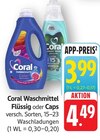 Waschmittel Flüssig Angebote von Coral bei EDEKA Pirmasens für 3,99 €