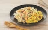 Petites gambas au curry ou noix de saint jacques fondue de poireau ou poulet tikka massala riz basmati ou risotto poulet champignons de paris en promo chez U Express Villeurbanne à 3,63 €