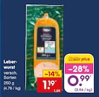 Aktuelle Wurst Angebote bei Netto Marken-Discount in Krefeld Aktuelles Leberwurst Angebot bei Netto Marken-Discount in Krefeld ab 0,99 €