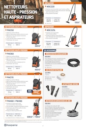 Prix et réduction Nettoyeur Haute-Pression dans le prospectus Husqvarna en cours Offre Nettoyeur Haute-Pression dans le catalogue Husqvarna du moment à la page 14