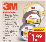 Gewebe-Klebeband im Angebot bei Netto Marken-Discount in Erfurt Gewebe-Klebeband Angebote von 3M bei Netto Marken-Discount Erfurt für 1,49 €