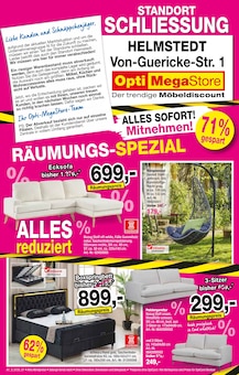 Aktueller Opti-Megastore Prospekt "Räumungs-Spezial" Seite 1 von 16 Seiten