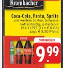 Coca-Cola, Fanta, Sprite Angebote von Krombacher bei E center Wuppertal für 9,99 €