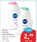 Intimo Waschlotion Angebote von Nivea bei budni Pinneberg für 2,49 €