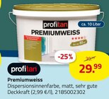 Premiumweiss von Profitan im aktuellen ROLLER Prospekt für 29,99 €