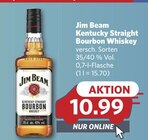 Kentucky Straight Bourbon Whiskey Angebote von Jim Beam bei combi Bielefeld für 10,99 €