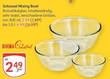 Schüssel Mixing Bowl 500 ml bei GLOBUS im Reichenbach Prospekt für 2,49 €