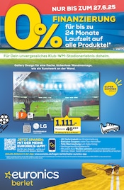 Fernseher im EURONICS Prospekt in Soest Aktueller EURONICS Prospekt mit Fernseher, "0% FINANZIERUNG FÜR BIS ZU 24 MONATE LAUFZEIT AUF ALLE PRODUKTE!", Seite 1