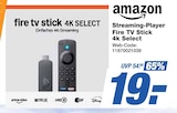 Aktuelle Fernseher Angebote bei expert in Chemnitz Aktuelles Streaming-Player Fire TV Stick 4k Select Angebot bei expert in Chemnitz ab 19,00 €