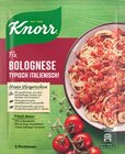 Fix Bolognese Typisch Italienisch! oder Fix Natürlich lecker! Chili con Carne bei REWE im Morsbach Prospekt für 0,49 €