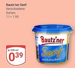 GLOBUS - Senf mittelscharf Angebot im Prospekt Senf mittelscharf bei GLOBUS im Prospekt "" für 0,39 €