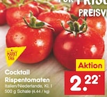 Cocktail Rispentomaten Angebote von MARKT TAG bei Netto Marken-Discount Hamm für 2,22 €