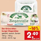 Ziegenkäse im Angebot bei Netto Marken-Discount in Homburg Ziegenkäse Angebote von Der Grüne Altenburger bei Netto Marken-Discount Homburg für 2,49 €