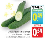 E center - Gurken Angebot im Prospekt Gurken bei E center im Prospekt "" für 0,49 €