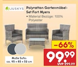 Polyrattan Gartenmöbel-Set Fort Myers im Angebot bei Netto Marken-Discount in Frankfurt Polyrattan Gartenmöbel-Set Fort Myers Angebote von Juskys bei Netto Marken-Discount Frankfurt für 99,99 €