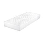 7-Zonen-Tonnen-Taschenfederkern medium, ca. 90x200x23 cm.  Die Matratze TFK Komfort 1000 ist eine gemütliche Matratze, die Ihnen erholsame Nächte verspricht. Dank der hohen Federanzahl ist sie besonders stützend und besonders bequem. Produkteigenschaften: Matratzen-Kern: 7-Zonen-Tonnen-Taschenfederkern Hohe Federnanzahl (ca. 500 Federn p. m²) Extra dicke Komfortschaum-Abpolsterung, für Druckentlastung besondere Punktelastizität und Federkraft Komforthöhe: ca. 22 bis 23 cm lieferbar in den Härten Medium, Fest und Extra Fest  Matratzen-Bezug: Zwischenbezug (100% Baumwolle) Körper-Klima-Management durch 37 °C Technologie im hochwertigen Doppeltuch-Bezug D 10102 37 °C Dry Fresh (53% Polyester, 44% Viskose, 3% Elasthan) besonders elastische Klimafaser (100% Polyester) eingesteppt Spezieller umlaufender Klimaborder (100% Polyester) ermöglicht eine gute Belüftung Bezug waschbar bis 60 °C Diese Matratze ist auf Anfrage im Einrichtungshaus auch in Sondermaßen bestellbar. Unsere MitarbeiterInnen beraten Sie gerne vor Ort. Angebote bei Möbel Martin Neustadt für 699,00 €