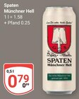 Münchner Hell Angebote von Spaten bei GLOBUS Amberg für 0,79 €