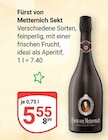Sekt von Fürst von Metternich für 5,55 € bei GLOBUS im Angebot Sekt von Fürst von Metternich im aktuellen GLOBUS Prospekt