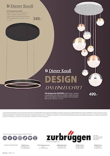 LED-Lampe im Zurbrüggen Prospekt "zurbrüggen - IHR EINRICHTUNGSHAUS DER EXTRAKLASSE" mit 44 Seiten (Dortmund)