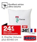 Oreiller Volume plus 60×60 cm - DODO en promo chez But Oreiller Volume plus 60×60 cm - DODO dans le catalogue But