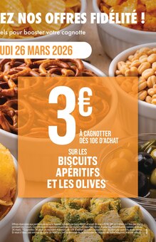 Promotion Alimentation dans le prospectus Supermarchés Match, valable du 24/03/2026 au 05/04/2026 Promo Alimentation dans le catalogue Supermarchés Match du moment à la page 3